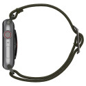 SPIGEN Fit Lite Strap Flexibilní textilní řemínek pro Apple Watch 42/44/45/49mm, khaki zelený