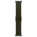SPIGEN Fit Lite Strap Flexibilní textilní řemínek pro Apple Watch 42/44/45/49mm, khaki zelený