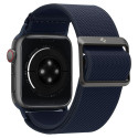 SPIGEN Fit Lite Strap Flexibilní textilní řemínek pro Apple Watch 42/44/45/49mm, tmavě modrý