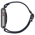 SPIGEN Fit Lite Strap Flexibilní textilní řemínek pro Apple Watch 42/44/45/49mm, tmavě modrý