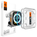 SPIGEN GLAS.tR EZ Fit Ochranné sklo 2.5D FULL-COVER 0.2mm pro Apple Watch Ultra 49mm, montážní rámeček, 2 ks
