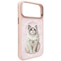 Pouzdro Nimmy LUCKY FASHION CAT MagSafe pro iPhone 18/17 Pro Max - pin