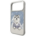 Kryt NIMMY GENTLE PETS SERIES DOG pro iPhone 18/17 Pro Max – šedý