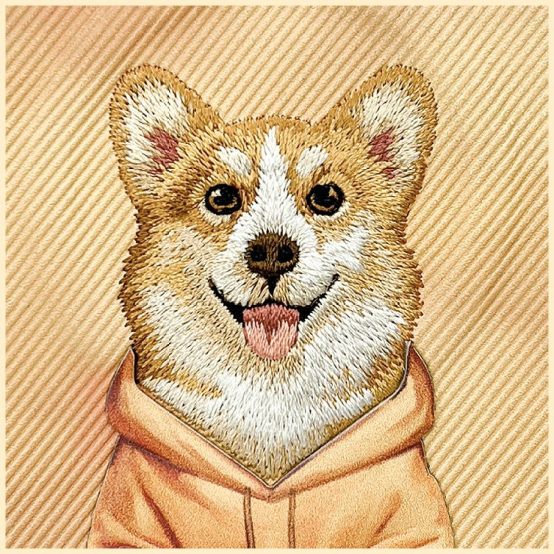 Kryt NIMMY GENTLE PETS SERIES DOG pro iPhone 18 Pro Max/17 Pro Max - oranžový