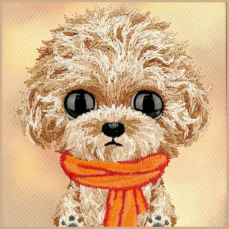 Kryt Nimmy NIMMY BIG EYED TEDDY POODLE pro iPhone 18 Pro Max/17 Pro Max - hnědý