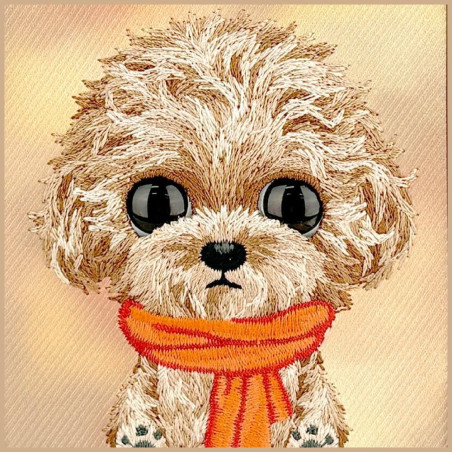 Kryt Nimmy BIG EYED TEDDY POODLE iPhone 18/17 Pro Max hnědý