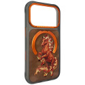 Kryt NIMMY Magnetic Fantasy pro iPhone 18 Pro - oranžový