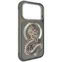 Kryt NIMMY MAGNETIC FANTASY DRAGON pro iPhone 18/17 Pro Max - šedá