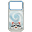 Kryt Nimmy Big Eyed Lying Cat pro iPhone 18 Pro – MagSafe