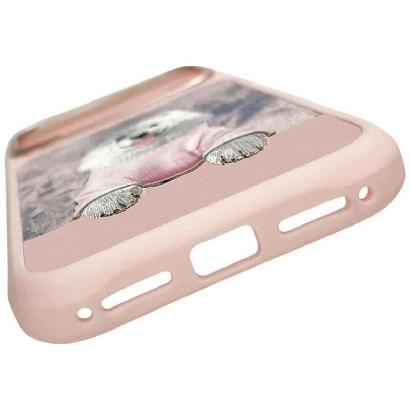 Kryt NIMMY GENTLE PETS SERIES DOG pro iPhone 18 Pro - růžová