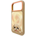 Kryt Nimmy Teddy Poodle s MagSafe pro iPhone 18/17 Pro Max - hnědý