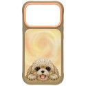 Kryt Nimmy Teddy Poodle s MagSafe pro iPhone 18/17 Pro Max - hnědý