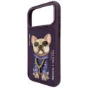 Kryt Nimmy NIMMY GLASSES COOL DOG iPhone 18/17 Pro Max - fialová
