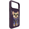 Kryt Nimmy NIMMY GLASSES COOL DOG iPhone 18/17 Pro Max - fialová