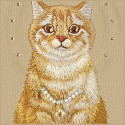 Kryt Nimmy LUCKY FASHION CAT pro iPhone 18 Pro – hnědý