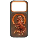 Kryt NIMMY MAGNETIC FANTASY pro iPhone 18 Pro Max/17 Pro Max - oranžový
