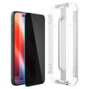 Spigen Glas.tR EzFit Privacy tvrzené sklo pro iPhone 15/16 s montážním rámečkem (2 ks)