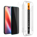 Spigen Glas.tR EzFit Privacy tvrzené sklo pro iPhone 15/16 s montážním rámečkem (2 ks)