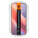 Spigen Glas.tR EzFit Privacy tvrzené sklo pro iPhone 15/16 s montážním rámečkem (2 ks)