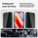 Spigen Glas.tR EzFit Privacy tvrzené sklo pro iPhone 15/16 s montážním rámečkem (2 ks)