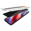 Spigen Glas.tR EzFit Privacy tvrzené sklo pro iPhone 15/16 s montážním rámečkem (2 ks)