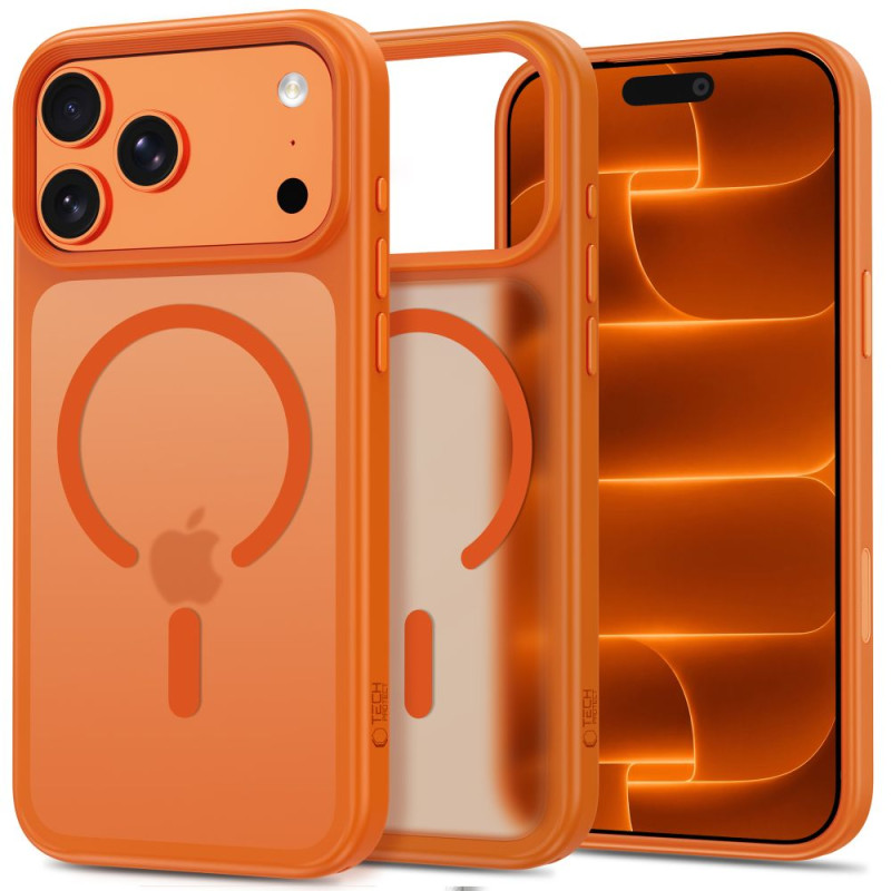 Kryt Tech-Protect MAGMAT MAGSAFE pro iPhone 17 Pro Max / 18 Pro Max - matte cosmic orange