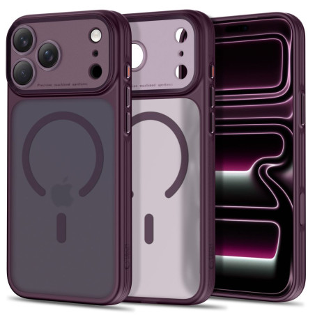 Kryt Tech-Protect MAGPRIME MagSafe iPhone 17 Pro Max - matte burgundy