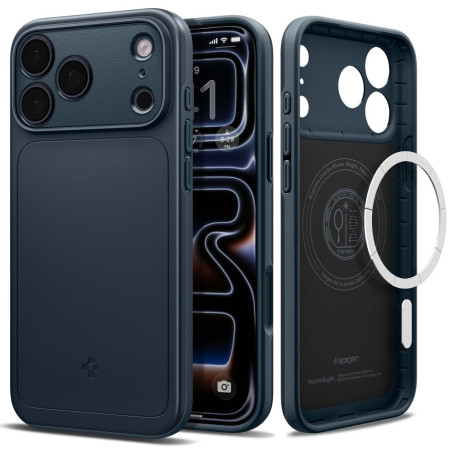 Kryt Spigen THIN FIT MAGSAFE iPhone 17 Pro Max - metal slate