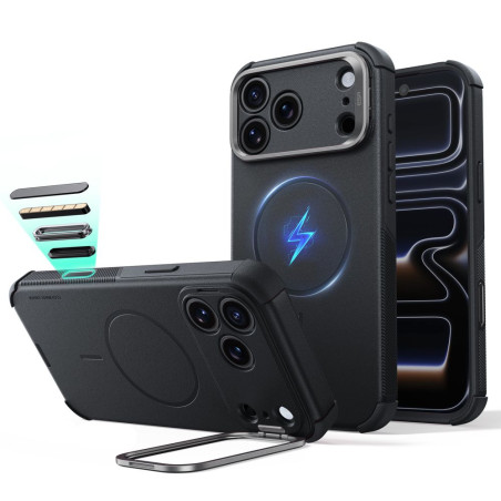 Kryt ESR CYBER TOUGH KICKSTAND MAGSAFE iPhone 17 Pro Max černá