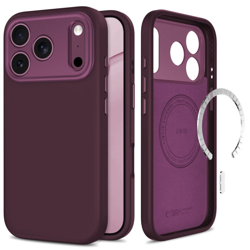 Kryt Tech-Protect UNIQ MAGSAFE pro iPhone 17 Pro Max / 18 Pro Max - burgundy