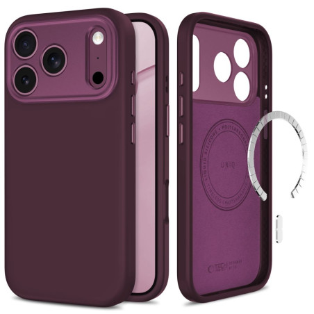 Kryt Tech-Protect UNIQ MAGSAFE iPhone 17 Pro Max - burgundy