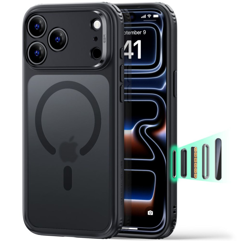 Kryt ESR CLASSIC HYBRID MAGSAFE pro iPhone 17 Pro Max / 18 Pro Max - frostřed black