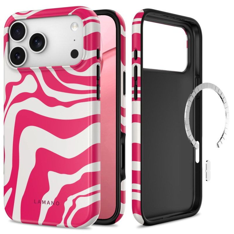 Kryt TECH-PROTECT LAMANO Magsafe pro iPhone 17 Pro Max / 18 Pro Max - flamingo bloom