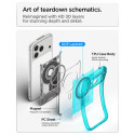 Kryt Spigen ULTRA HYBRID MAGSAFE iPhone 17 Pro Max - C-ONE bondi blue