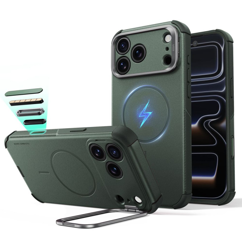 Kryt ESR CYBER TOUGH KICKSTAND MAGSAFE pro iPhone 17 Pro Max / 18 Pro Max - zelený