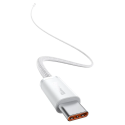 BASEUS CALD000302 Dynamic Series Opletený datový a nabíjecí kabel USB-C/USB-C 100W, 2m, bílý