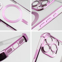 Kryt ANTISHOCK ELECTRO pro iPhone 17 Pro Max - fialová MagSafe
