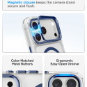 Kryt Spigen ULTRA HYBRID OPTIK S MagSafe iPhone 17 Pro Max - clear/blu