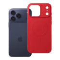 Kryt Silicone Mag Cover pro iPhone 17 Pro Max / 18 Pro Max - červ