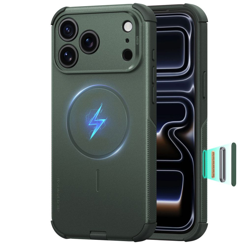 Kryt ESR CYBER TOUGH MAGSAFE pro iPhone 17 Pro Max / 18 Pro Max - zelený