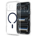 Kryt Spigen ULTRA HYBRID MAGSAFE iPhone 17 Pro Max průhledný/temně modrá