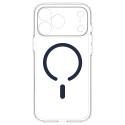 Kryt Spigen ULTRA HYBRID MAGSAFE iPhone 17 Pro Max průhledný/temně modrá