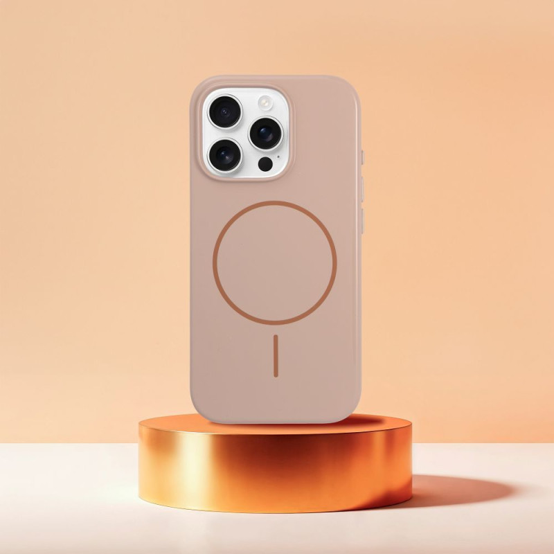 Kryt pro iPhone 17 Pro Max / 18 Pro Max - desert gold (lesklý, MagSafe low camera edge)