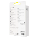 BASEUS CALD000302 Dynamic Series Opletený datový a nabíjecí kabel USB-C/USB-C 100W, 2m, bílý