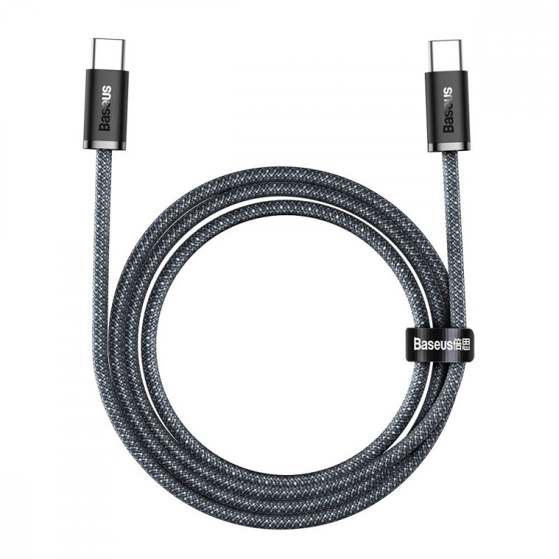 BASEUS CALD000316 Dynamic Series Opletený datový a nabíjecí kabel USB-C/USB-C 100W, 2m, černý