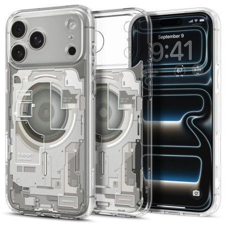 Kryt Spigen ULTRA HYBRID MAGSAFE iPhone 17 Pro - natural titanium