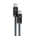 BASEUS CALD000316 Dynamic Series Opletený datový a nabíjecí kabel USB-C/USB-C 100W, 2m, černý
