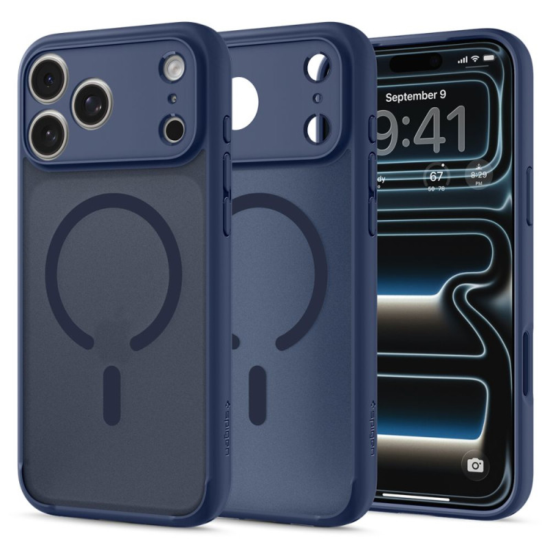 Kryt Spigen ULTRA HYBRID MAGSAFE pro iPhone 17 Pro / 18 Pro - frost deep blue