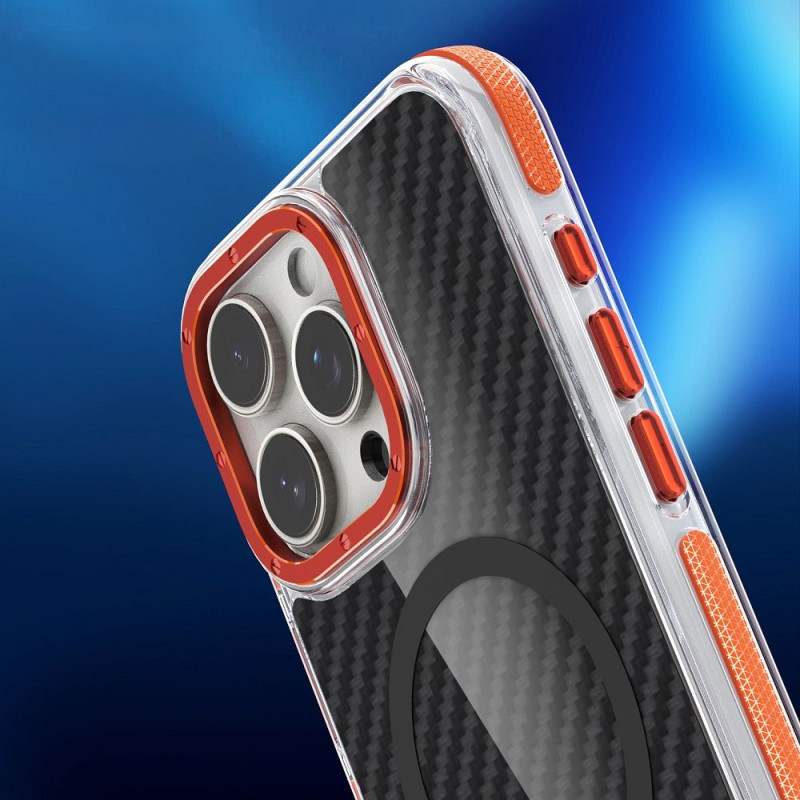 Kryt FIBER MAG COVER pro iPhone 17 Pro / 18 Pro - oranžová
