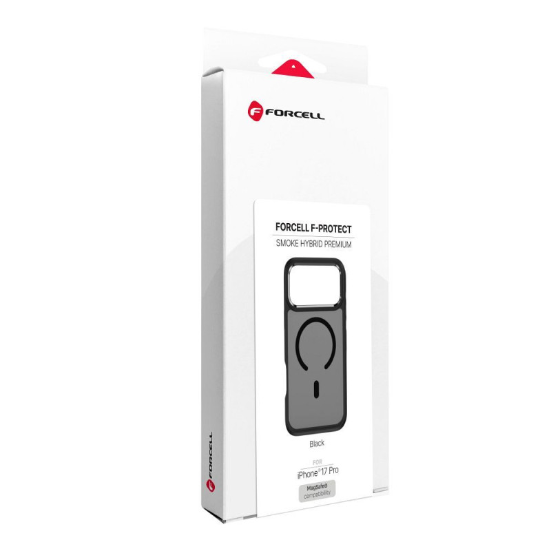 Kryt Forcell F-PROTECT Smoke Hybrid Premium pro iPhone 17 Pro / 18 Pro - černý